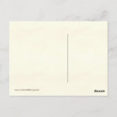   Briefkaart Little Girl en Pet Dog (Achterkant)