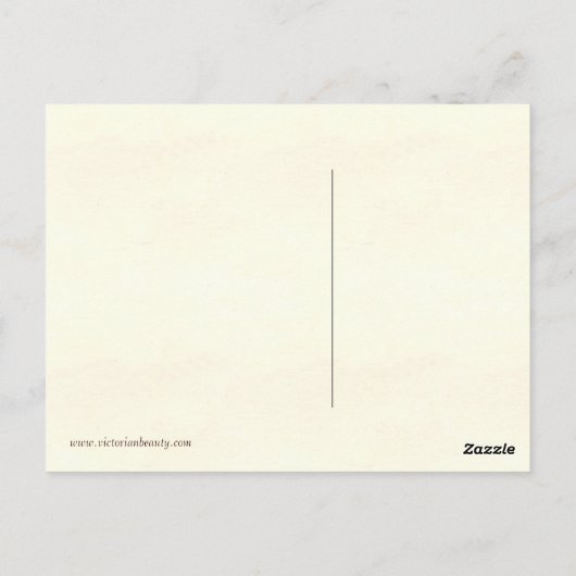   Briefkaart Little Girl en Pet Dog (Achterkant)