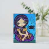 briefkaart "Little Miss Muffet" (Staand voorkant)