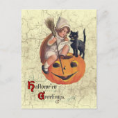  Briefkaart "Little Witch Flight Plans" (Voorkant)