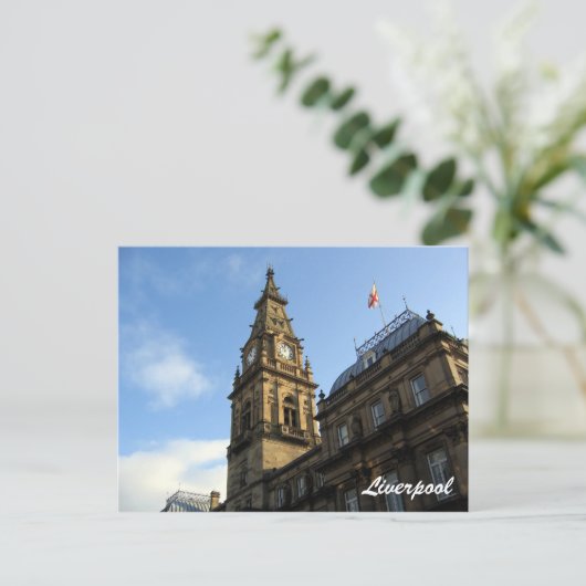 Briefkaart Liverpool (Staand voorkant)
