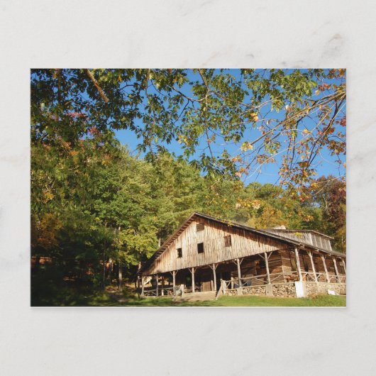 Briefkaart - Lodge in het najaar (Voorkant)