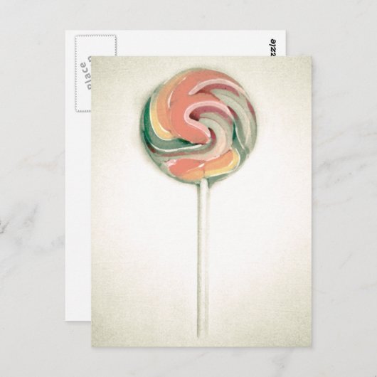  BRIEFKAART LOLLIPOP (Voorkant / Achterkant)