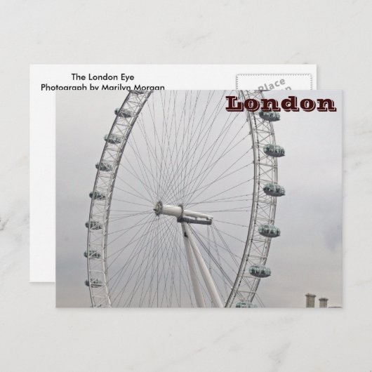 Briefkaart Londen (Voorkant / Achterkant)