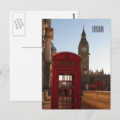 Briefkaart Londen (Voorkant / Achterkant)