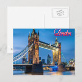 Briefkaart Londen (Voorkant / Achterkant)