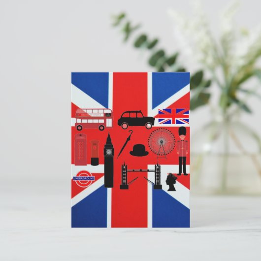 Briefkaart Londen (Staand voorkant)