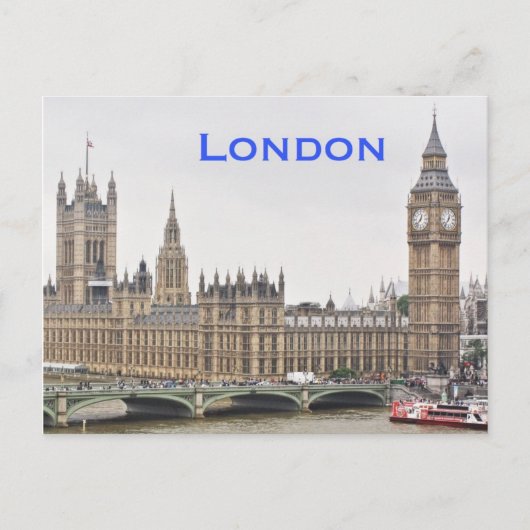 Briefkaart Londen (Voorkant)