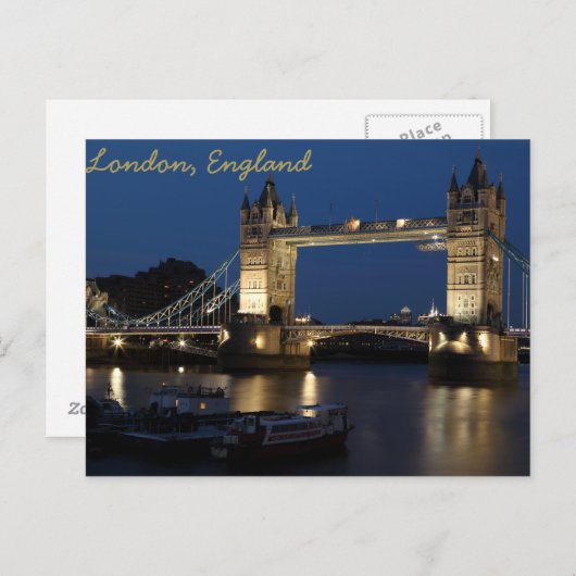 Briefkaart Londen (Voorkant / Achterkant)