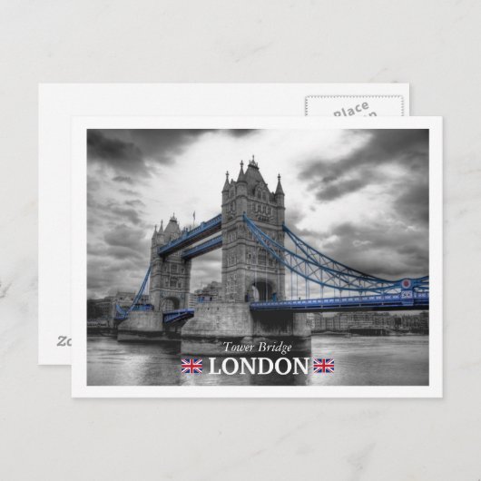 Briefkaart "LONDEN" (Voorkant / Achterkant)