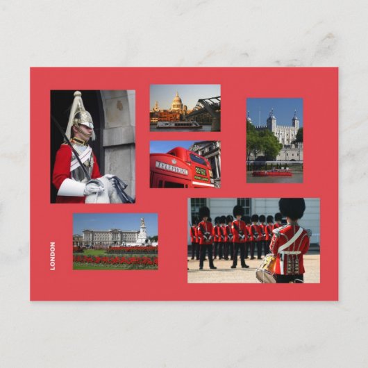 Briefkaart Londen (Voorkant)