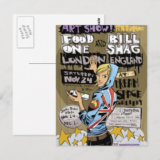 Briefkaart Londen (Voorkant / Achterkant)