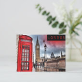 Briefkaart Londen (Staand voorkant)