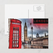 Briefkaart Londen (Voorkant / Achterkant)