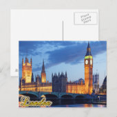 Briefkaart Londen (Voorkant / Achterkant)
