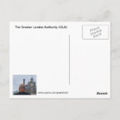 Briefkaart London City Hall (GLA) (Achterkant)