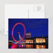 Briefkaart London Eye, London UK (Voorkant / Achterkant)