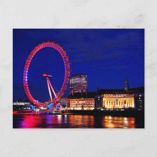 Briefkaart London Eye, London UK (Voorkant)