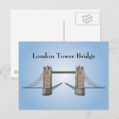 Briefkaart: London Tower Bridge Briefkaart (Voorkant / Achterkant)