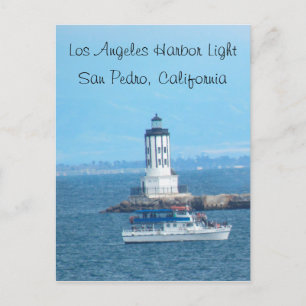Briefkaart - Los Angeles Harbour Light