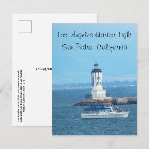 Briefkaart - Los Angeles Harbour Light