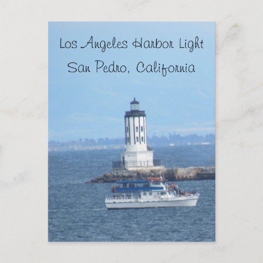 Briefkaart - Los Angeles Harbour Light (Voorkant)