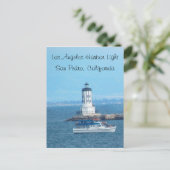 Briefkaart - Los Angeles Harbour Light (Staand voorkant)
