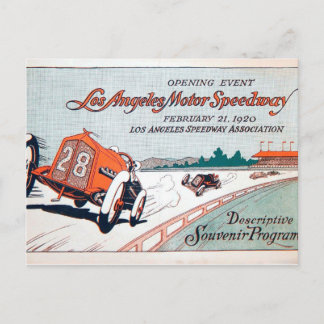 Briefkaart Los Angeles Motor Speedway