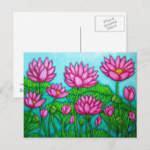 Briefkaart Lotus Bliss (Voorkant / Achterkant)