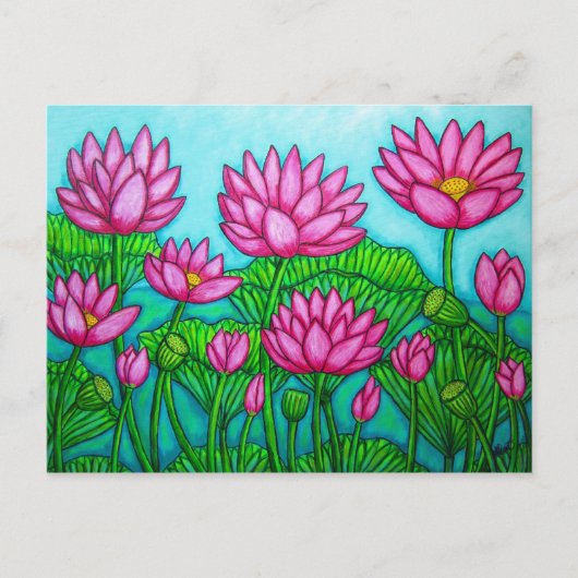 Briefkaart Lotus Bliss (Voorkant)