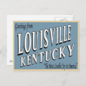 Briefkaart Louisville Kentucky (Voorkant / Achterkant)