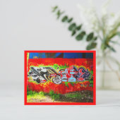 Briefkaart-Love Art House-Graffiti 3 Briefkaart (Staand voorkant)