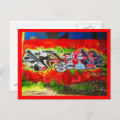 Briefkaart-Love Art House-Graffiti 3 Briefkaart (Voorkant / Achterkant)