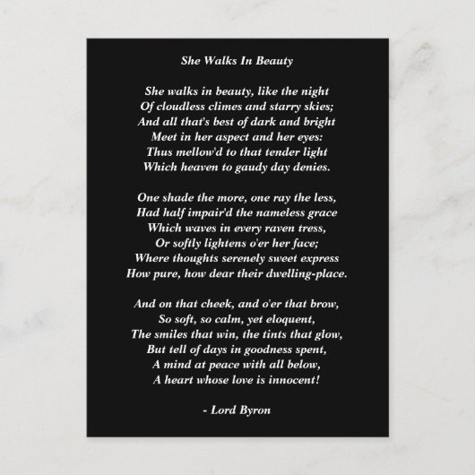 Briefkaart-Love Art-Love Poem 11 Briefkaart (Voorkant)