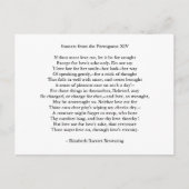 Briefkaart-Love Art-Love Poem 13 Briefkaart (Voorkant)