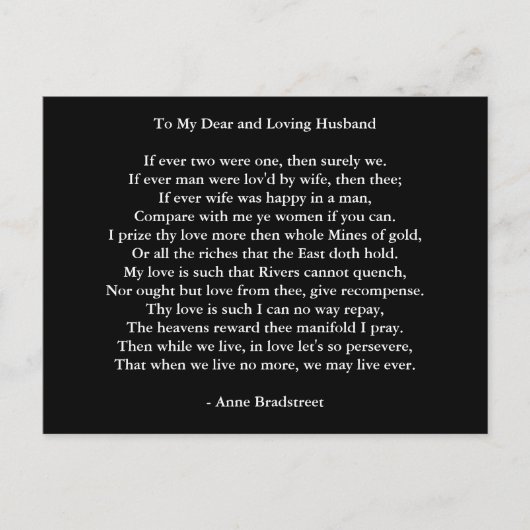 Briefkaart-Love Art-Love Poem 15 Briefkaart (Voorkant)