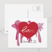 briefkaart "Love Deeply" (Voorkant / Achterkant)