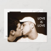 briefkaart 'Love is Love' (Voorkant / Achterkant)