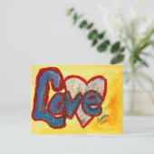 Briefkaart Love Red Rmagerhart (Staand voorkant)