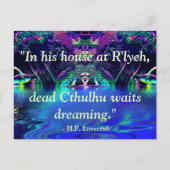 Briefkaart Lovecraft Quote (Voorkant)