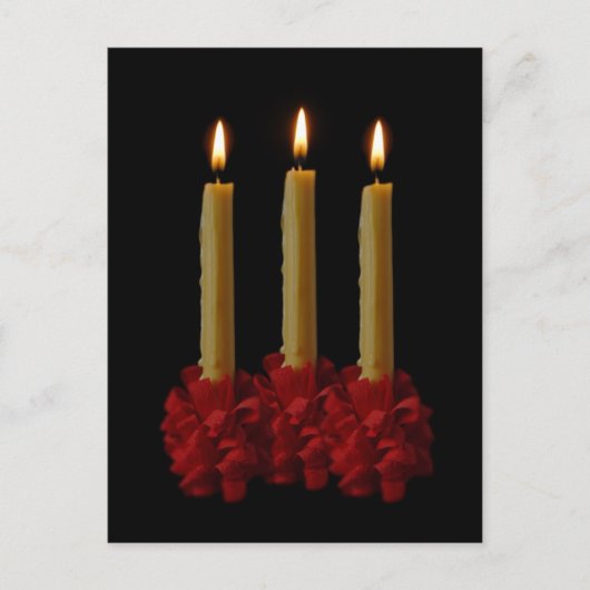 Briefkaart Lovefeast Candles (Voorkant)