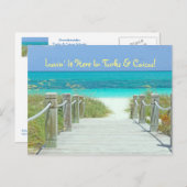 briefkaart, "LOVIN' IT HERE IN TURKS & CAICOS!" Briefkaart (Voorkant / Achterkant)