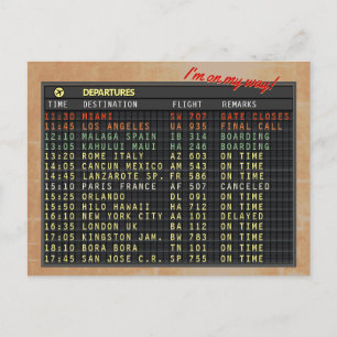 Briefkaart luchthavenraad (alle tekst aanpasbaar!)