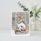 Briefkaart: Luchtvaart voor katten Briefkaart (Staand voorkant)