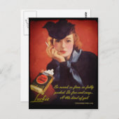 briefkaart "Luckie" (Voorkant / Achterkant)