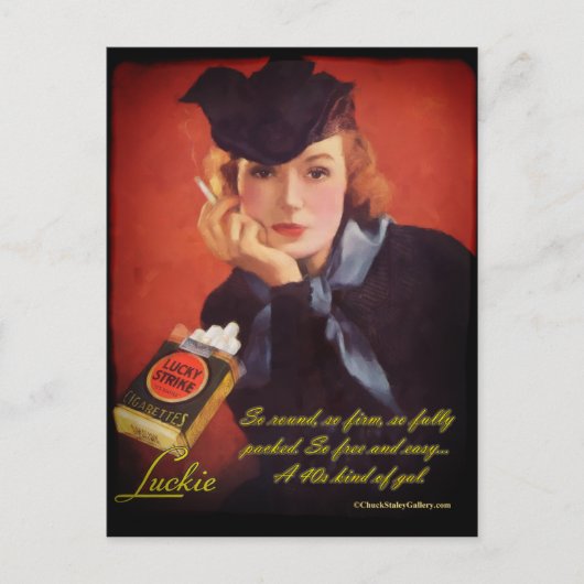 briefkaart "Luckie" (Voorkant)