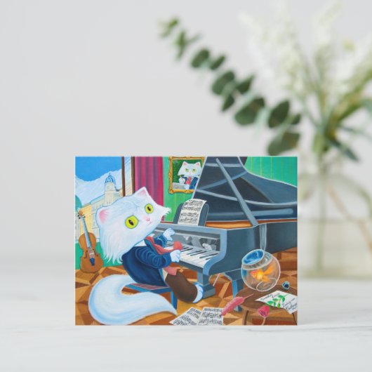 briefkaart "Ludwig van Caathoven" (Staand voorkant)