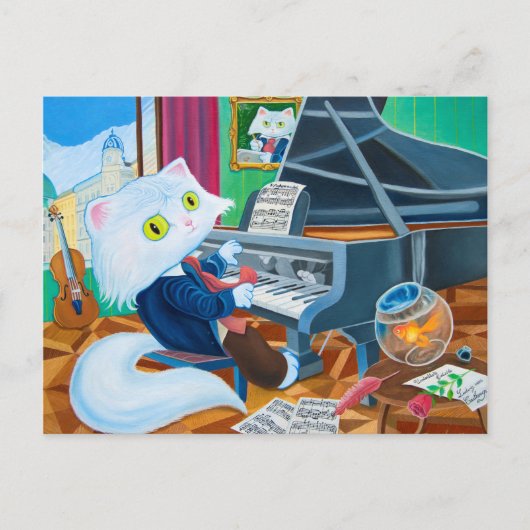 briefkaart "Ludwig van Caathoven" (Voorkant)