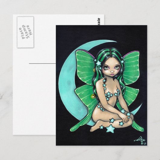 briefkaart "Luna" (Voorkant / Achterkant)