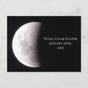 Briefkaart Lunar Eclipse Keepomwille